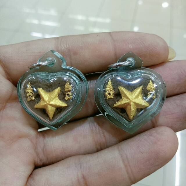 Thailand Amulet Lucky Star & Takrut Mini - Kruba Pon