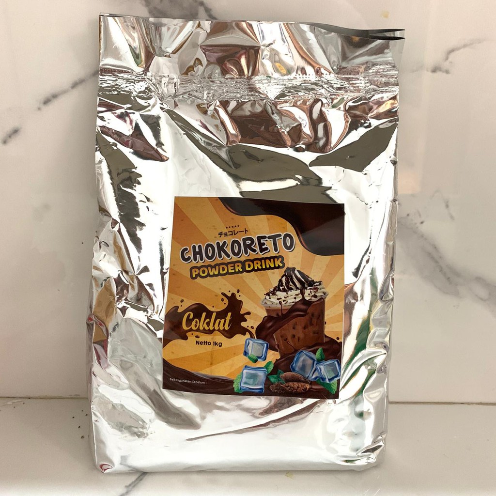 

Bubuk Minuman Coklat 1 kg Chokoreto / Bubuk Coklat Minuman / Chocolate Drink