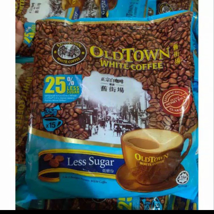 

(BISA COD) old town white coffee less sugar kurang