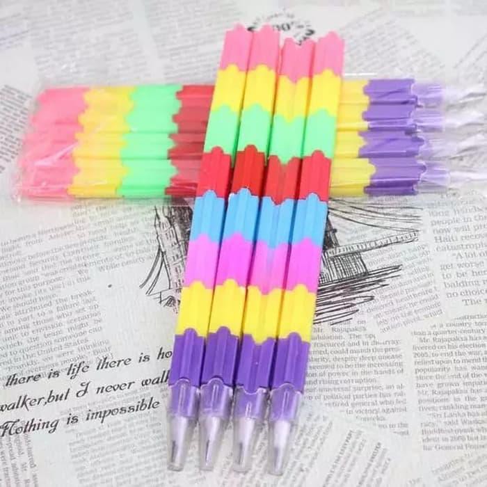 

PENSIL SUSUN KREATIF 8-TINGKAT WARNA-WARNI HOT DEAL