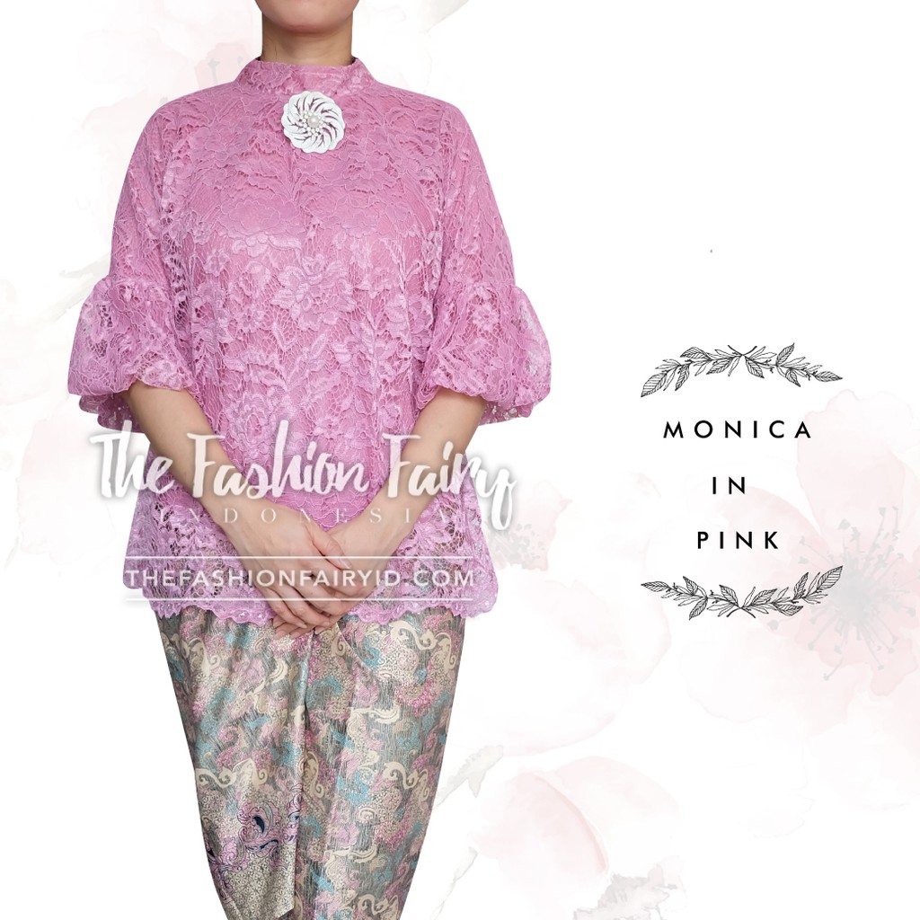 MONICA BLOUSE MOTIF BROKAT