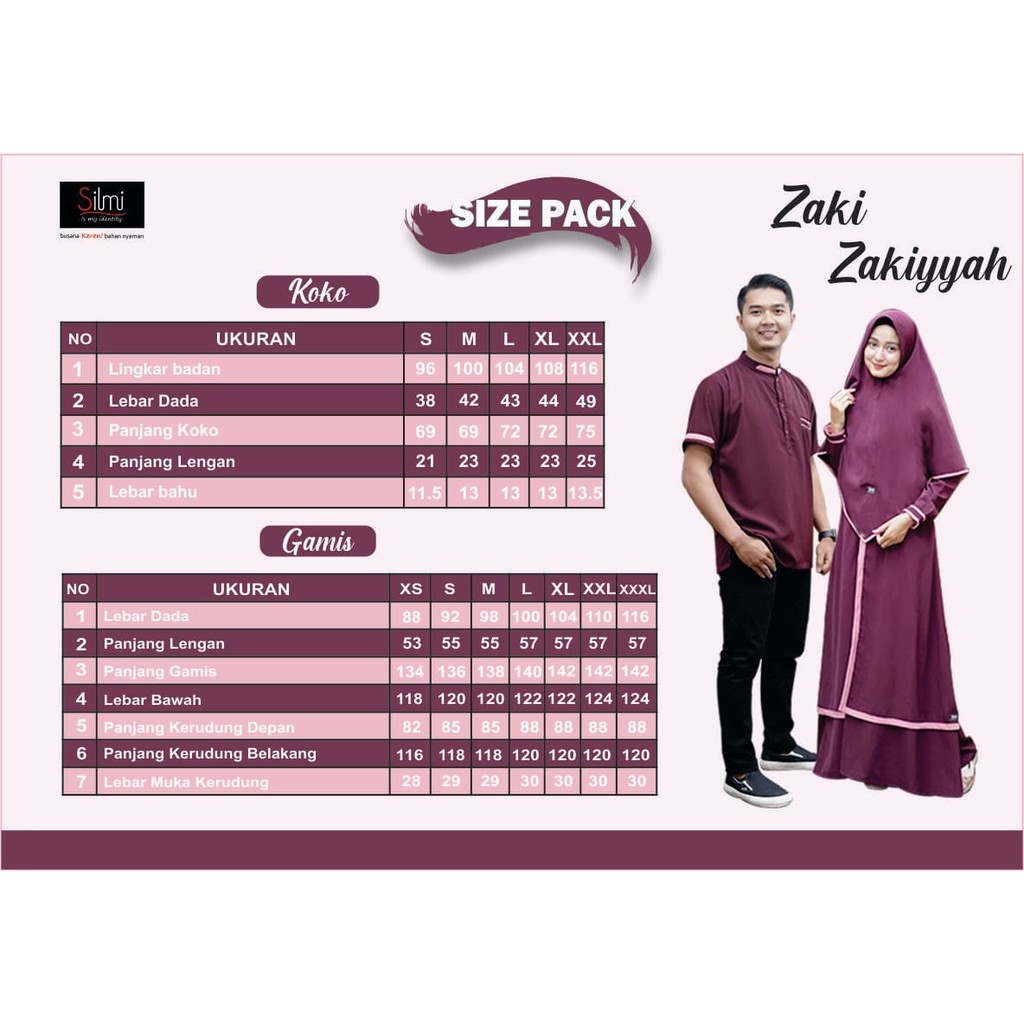 Gamis Couple Elegant Peanut Almond + Khimar