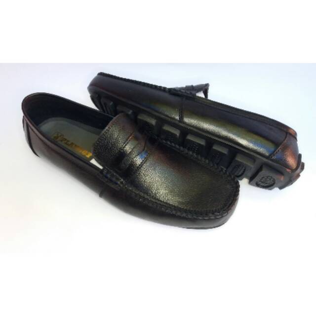 sepatu pria kantoran slip on PLAYBOY bahan kulit sapi original bisa COD