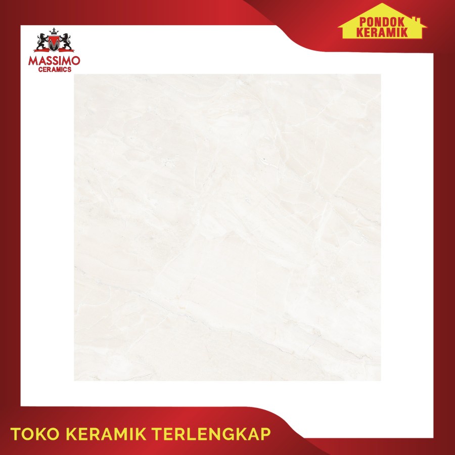 Keramik Lantai Massimo Ukuran 60x60 Albania L Cream