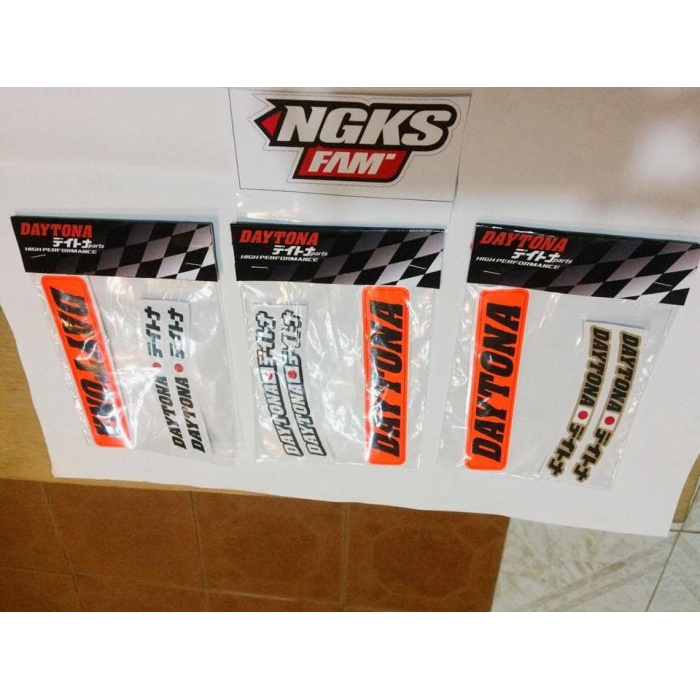 Sticker velg daytona Ori