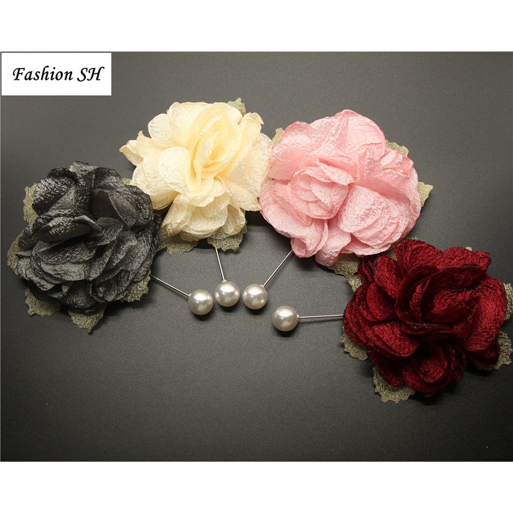 Big flower Tuspin mutiara/pearl/brooch/bros/aksesoris