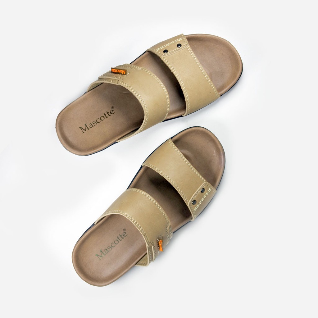 Mascotte LOMALA Sandal Pria 995.030 [ Hitam dan Cream ] / Ramayana Jatinegara