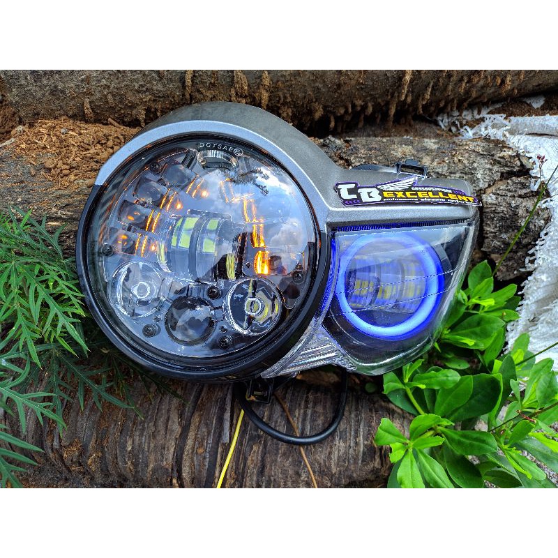 LAMPU PECE SET DAYMAKER 16 LED SET DAYMAKER MINI 3 LED/ REFLEKTOR LAMPU TIGER REVO DAYMAKER 5,75 INC