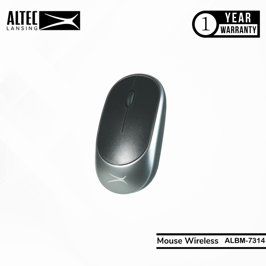 Mouse Wireless Altec Lansing ALBM-7314 Silent Grey | Altec ALBM7314