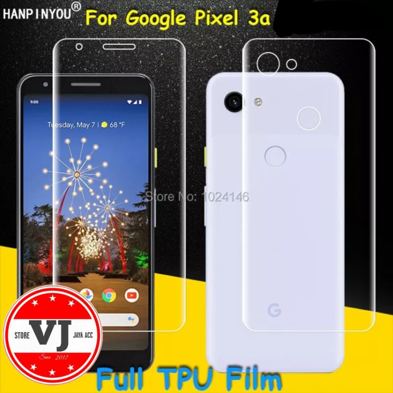 HYDROGEL Depan Belakang Google Pixel 3A Anti Gores Full Cover Pixel 3A