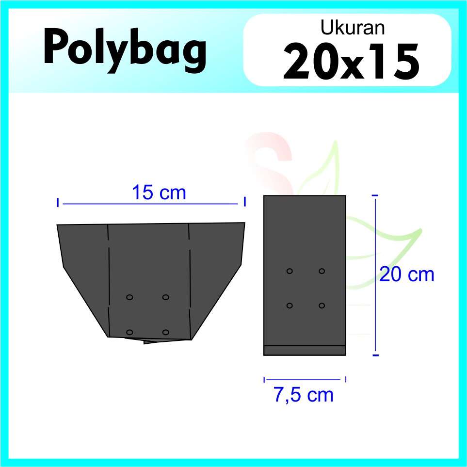 Polybag Polibag Polibek Ukuran 20x15 (isi 50 Lembar)