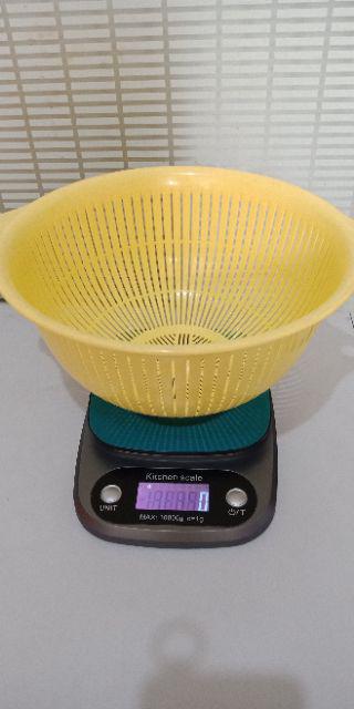 Timbangan Dapur Digital Premium Desain Kitchen Scale 10kg Akurasi 1gr