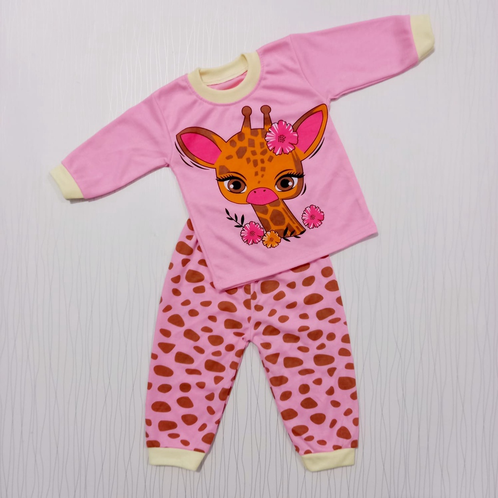 setelan baju tidur baby pakaian piyama anak perempuan / cyand clothing / atasan bawahan bayi