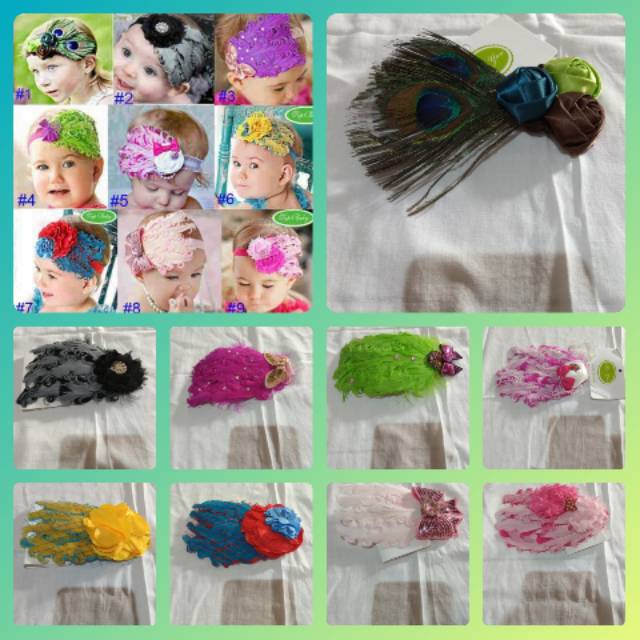 Headband feather/headband baby feather