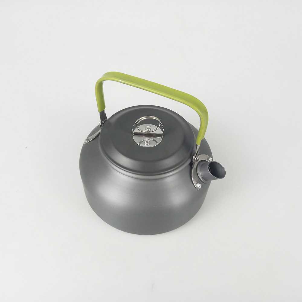 Panci Stenlis Alat Masak Camping Set 3 in 1 Portable Anti Lengket