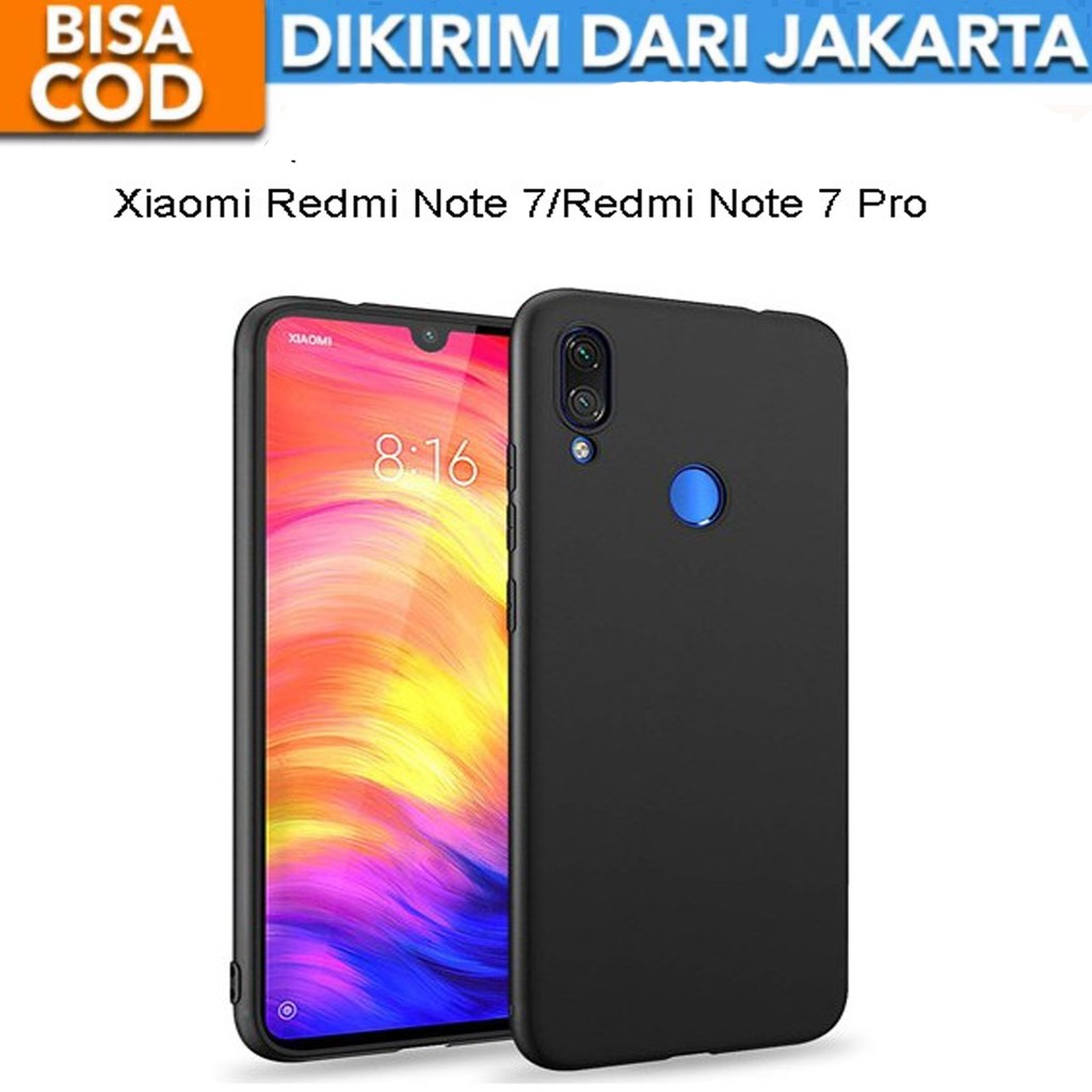 SoftCase Black Matte for Xiaomi Redmi Note 7 / Redmi Note 7 Pro