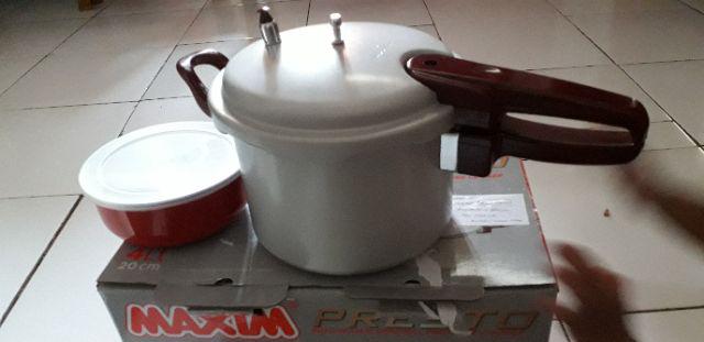 Presto Maxim 4 Ltr 4ltr 4liter / Panci Presto 4ltr Maxim Murah
