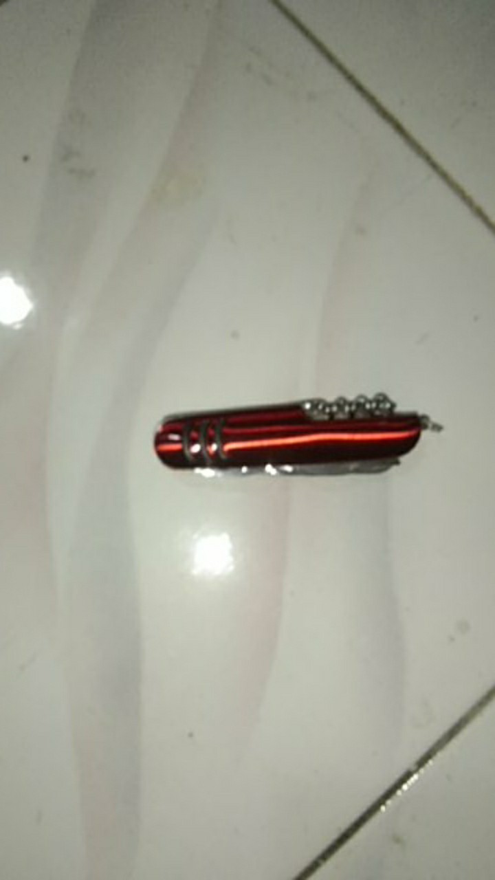 Knifezer Pisau Dapur Saku Lipat Multifungsi Edc Survival 11 In 1 Multi Tool  Stainless A3011