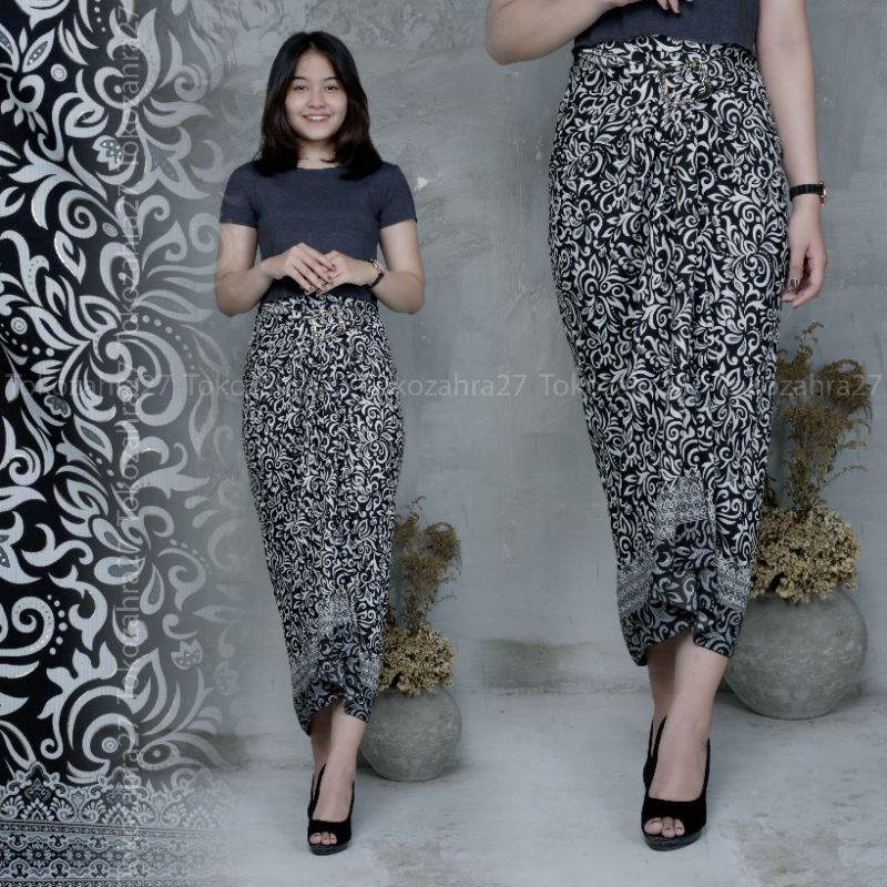 Rok Lilit Bawahan Batik Motif Cacing By Zahratul27 Rok lilit/Rok Serut/ Rok Kondangan/Rok wisuda