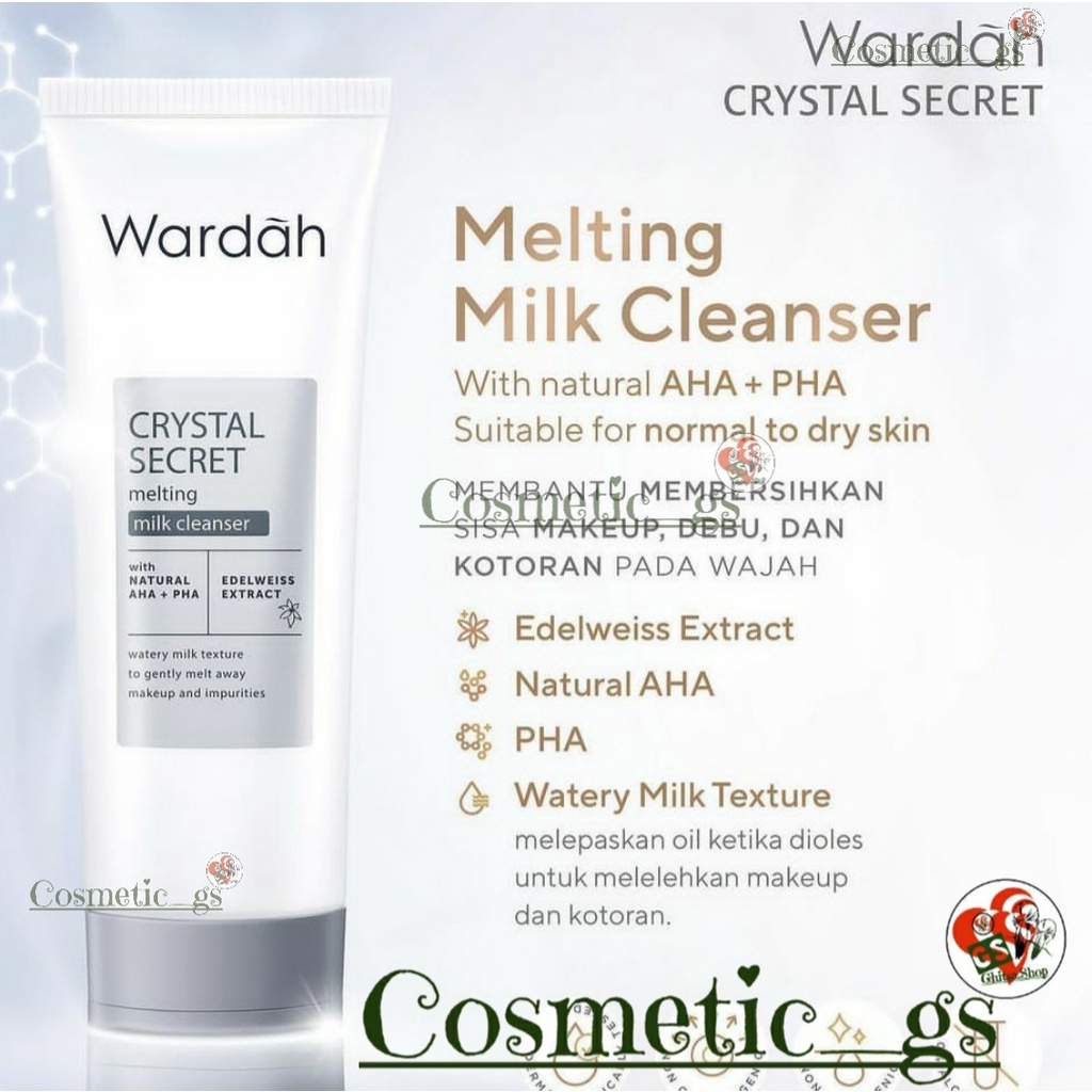 [[TERLARIS]] WARDAH White Secret Milk Cleanser (kemasan baru)