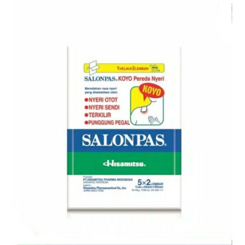 Salonpas isi 5x2 lembar / SALONPAS