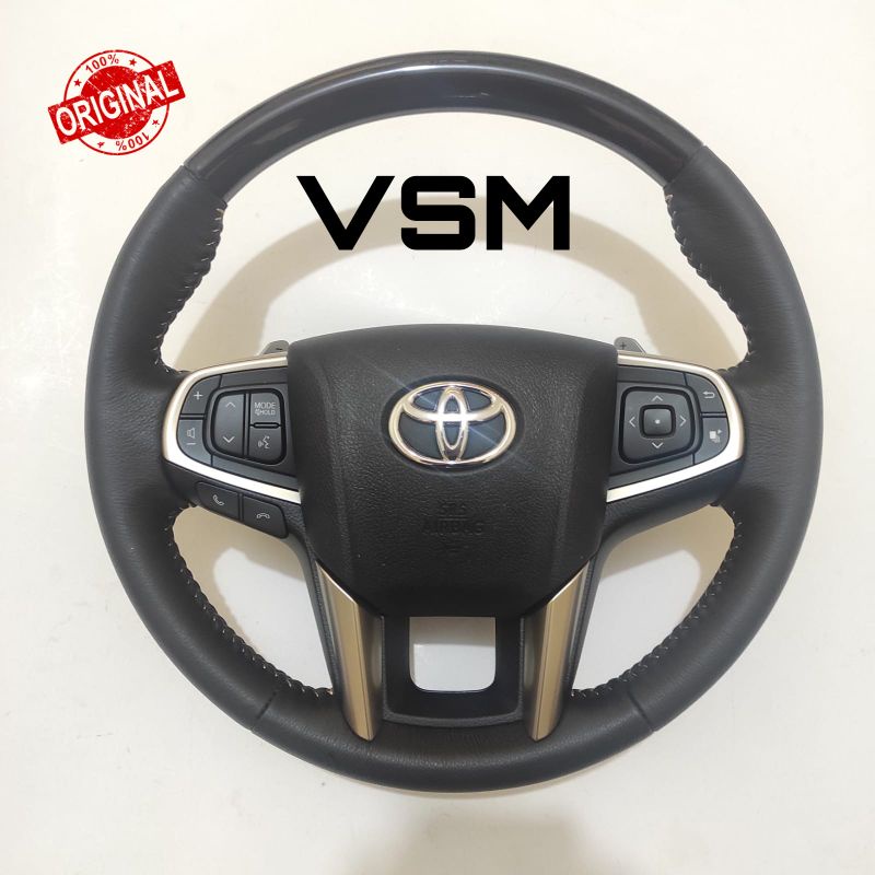 Stir Innova Reborn Venturer Paddle Shift Kayu Coklat Kulit Ori
