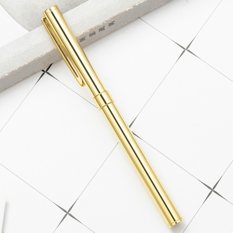 Creative 0.5mm Metal Gel Pen Signature Pen School Business Office Supplies Stationery