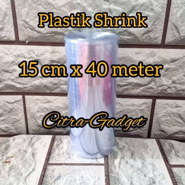 Plastik Shrink 15cm x 40 meter