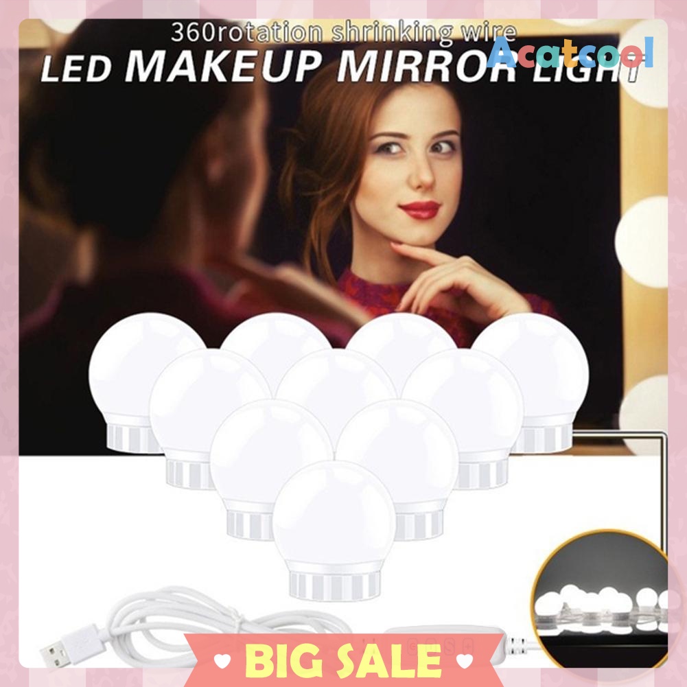 2/6/10/14pcs LED Makeup Mirror Light Bulb Dimmable Hollywood Vanity Lights