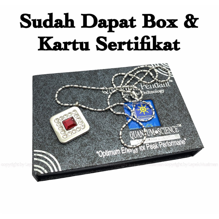 [Bayar di Tempat] Kalung Pria Wanita Kalung Kesehatan Anti Virus Model Ruby