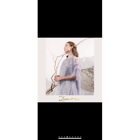 PRELOVED RAYA DRESS GREY ZUMARU