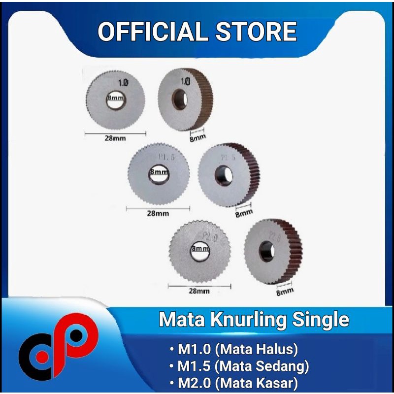 Mata Knurling / Kartel (Single / Double) M1.0, M1.5, M2.0