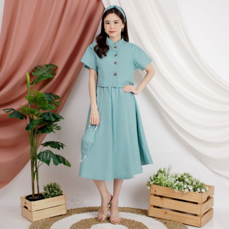 A104 Ko Moon Young Korean Somila Set (include masker + bandana)