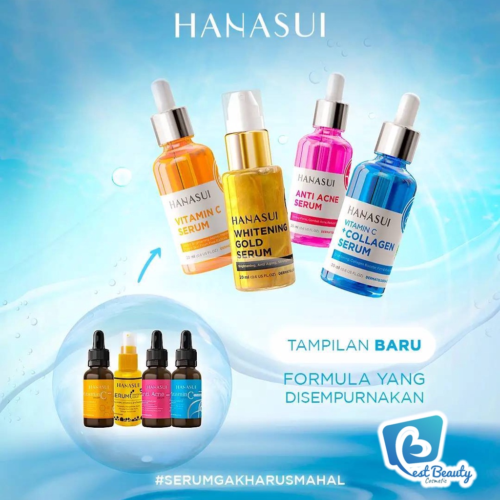 ★ BB ★ HANASUI Serum Vit C + Collagen | Serum Anti Acne | Serum Vitamin C | Whitening GOLD | BRIGH