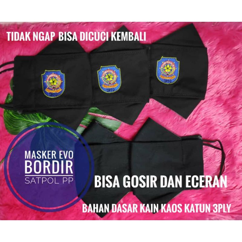 Masker Bordir Satpol PP