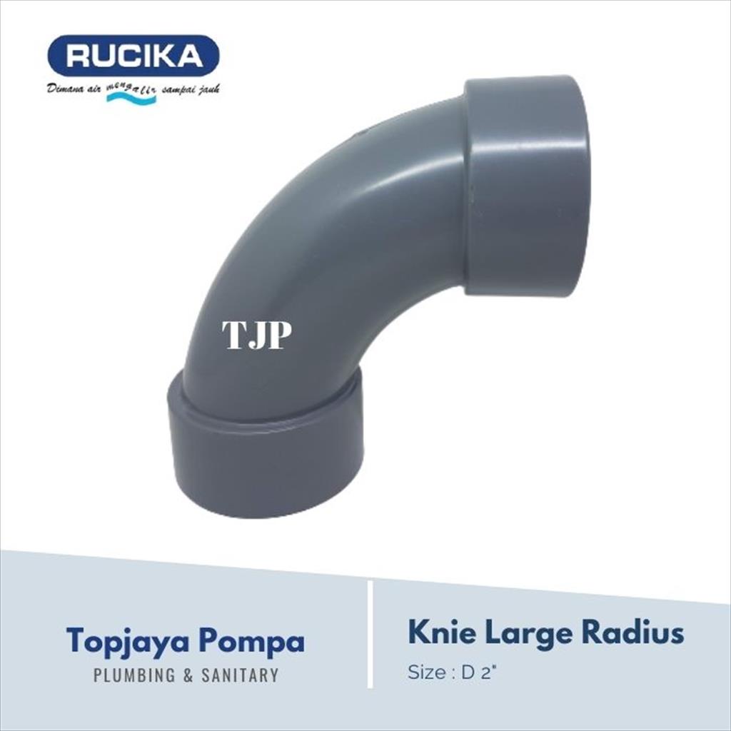 KNIE / ELBOW large radius PVC D RUCIKA 2&quot;