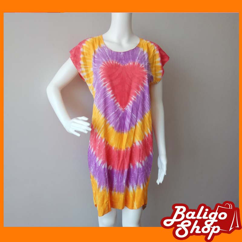 Baju Lengan Daster Pelangi  Tgg Oleh Oleh Khas Bali