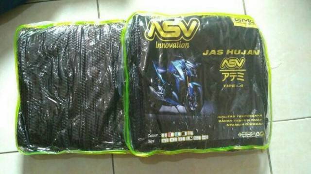 Jas Hujan karet ASV tipe 4 motif carbon
