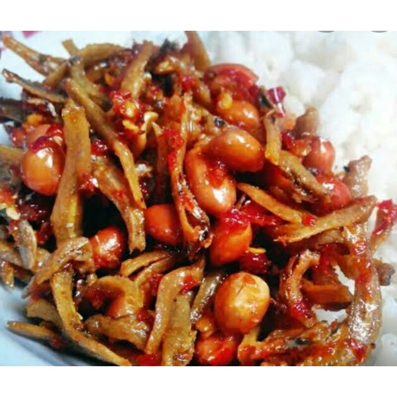 

kacang teri pedas manis 200gr