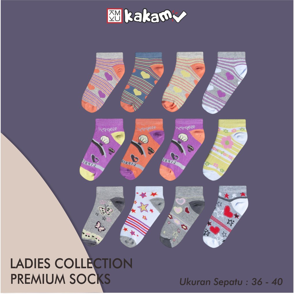 Kakamu Kaos Kaki semata Kaki / Angkel  / Ladies