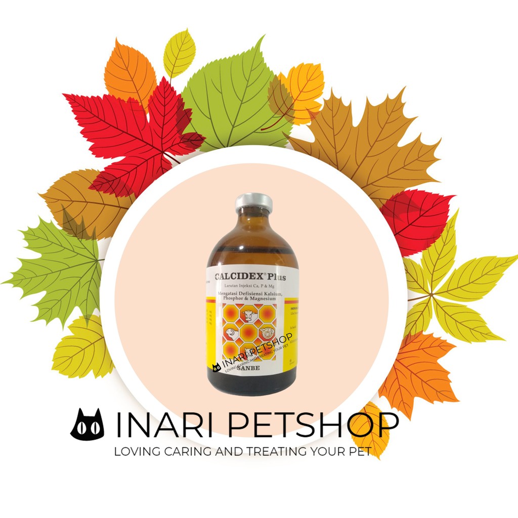 (TERMURAH) CALCIDEX PLUS INJEKSI 100 ML OBAT KELINCI KUCING SAPI KAMBING LUMPUH INJEKSI AMPUH