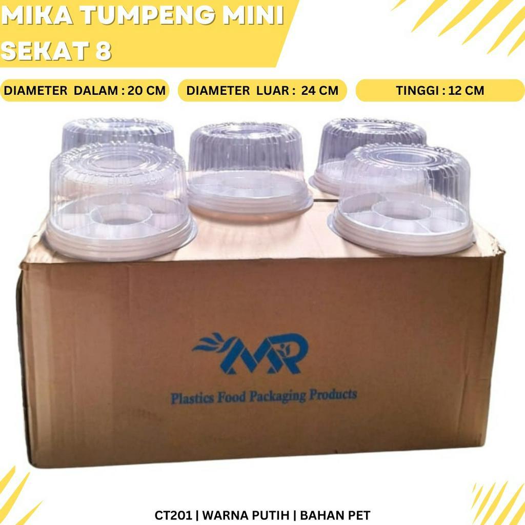 Mika Tumpeng Sekat 8 Mika Sekat 8 (Isi 10 Pcs-CT201)