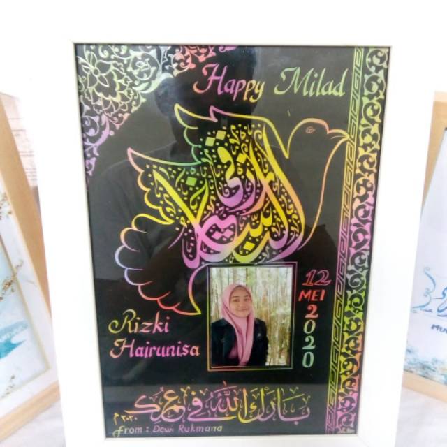 

Kaligrafi Nama acrylic