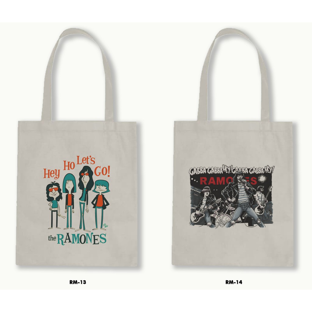 TOTE BAG BLACU - RAMONES .01