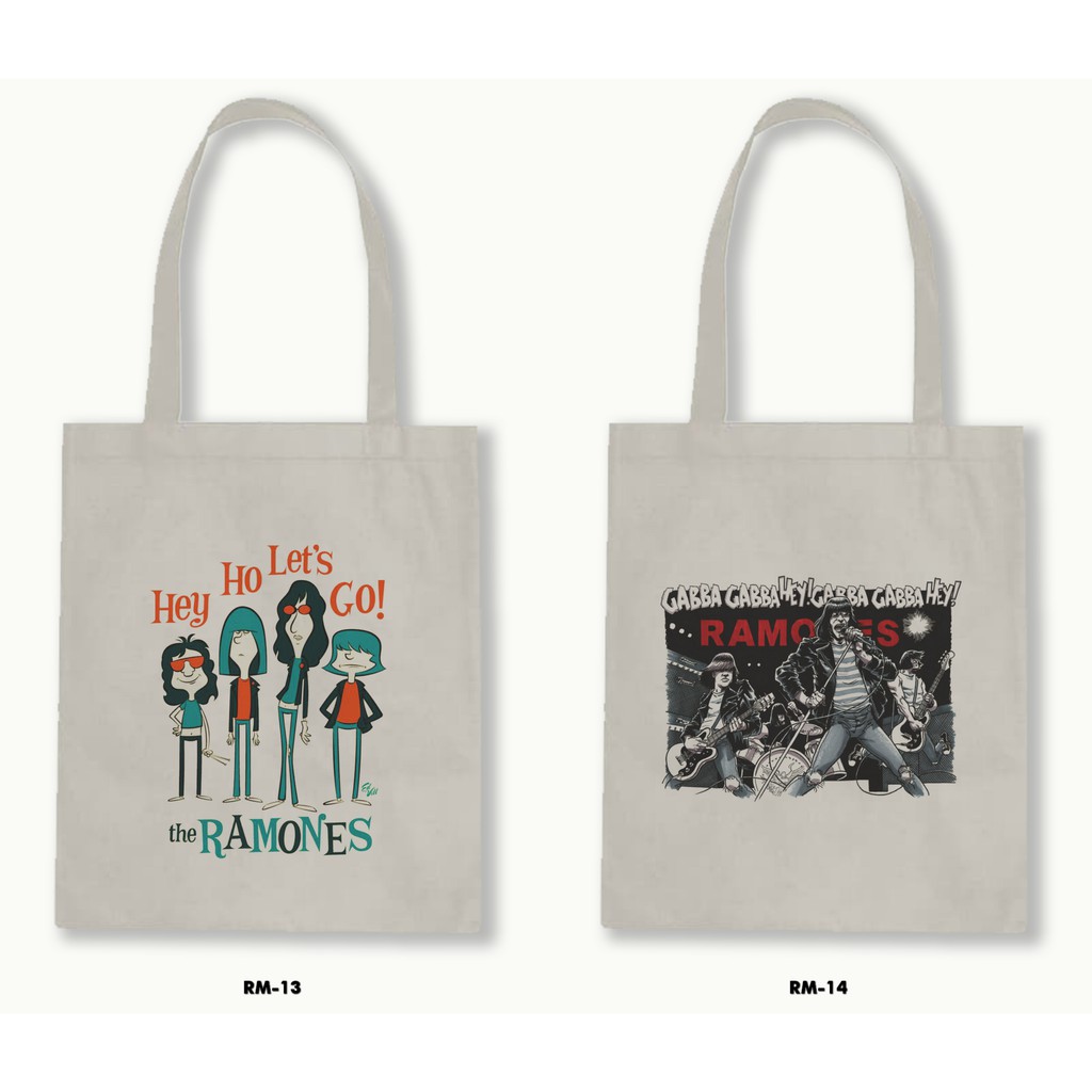 TOTE BAG BLACU - RAMONES .01