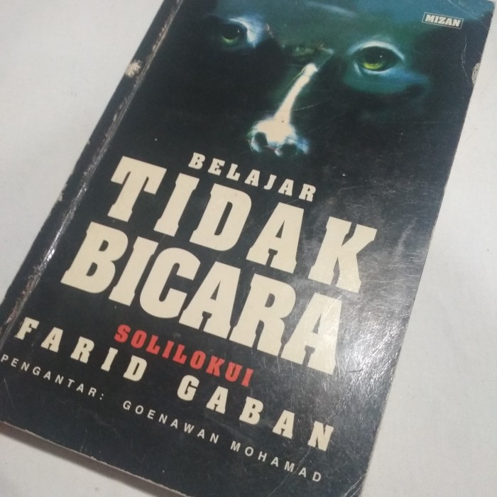 (original) buku Farid Gaban, Belajar Tidak Bicara