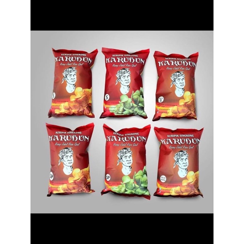 

[PROMO!!] Karuhun Keripik Singkong 130gr - Cemilan Snack nikmat terkenal jajanan jadul termurah