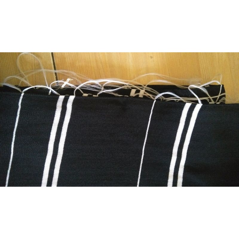 Jual Kain Rib Bur Polly Rib Jaket Rib Lengan Gamis Hitam Polet Putih Per KG Terlaris