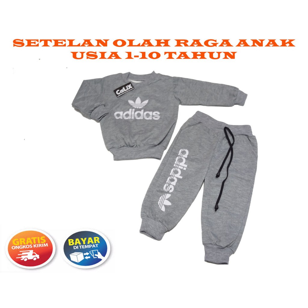 Baju Olahraga Anak Setelan Training Unisex