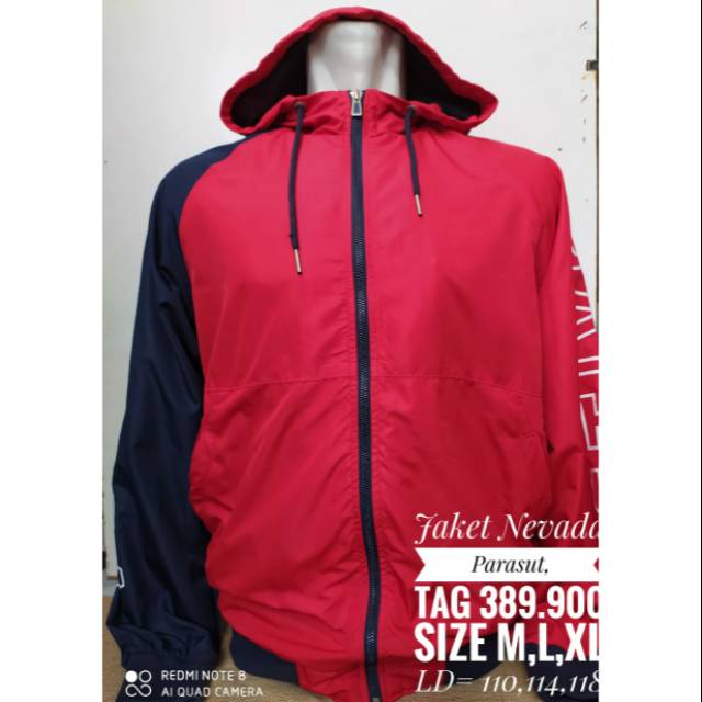 Jaket parasut nevada ori